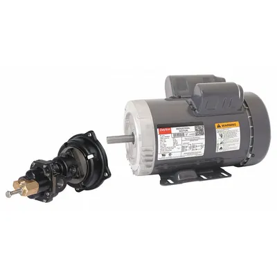 Dayton Rotary Gear Pump: Direct Drive, 1 1/2 hp Horsepower, 115/230V AC, Cast Iron Body - Direct-Drive Rotary Gear Pumps