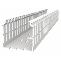 Wiring Duct: 1 in Nom Wd, 2.2 in Slot Ht, 3 in Nom Ht, 0.2 in Slot Wd, PVC, 72 in Lg, White (MPN TYD1X3NPW6)