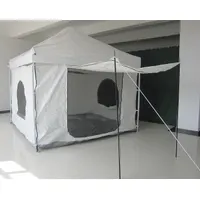 APPROVED VENDOR Wall and Floor Kit: Gray/White, Polyethylene, 120 in Overall Wd