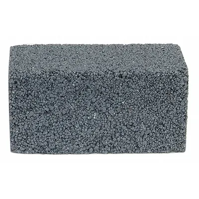NORTON Floor Rubbing Brick: Plain, 4" L x 2" W x 2" H, Silicon Carbide, 6 Grit - Plain Floor-Rubbing Bricks