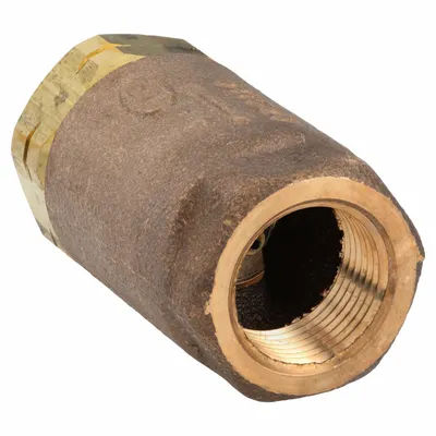 APOLLO Check Valve: Ball, Inline Valve Body, Bronze, 1/2 in Pipe Size, FNPT x FNPT - Lead-Free Bronze Ball Check Valves