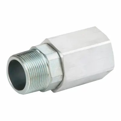 HUSKY Swivel: Swivel, 1 1/4 in MNPT Inlet, 1 1/4 in FNPT Discharge - Swivel Connectors for Fuel