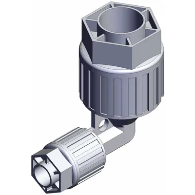 SMC High Purity Tube Fitting: 1 in OD x 1/2 in OD Size, Compression x Compression - PFA Compression Tube Fittings