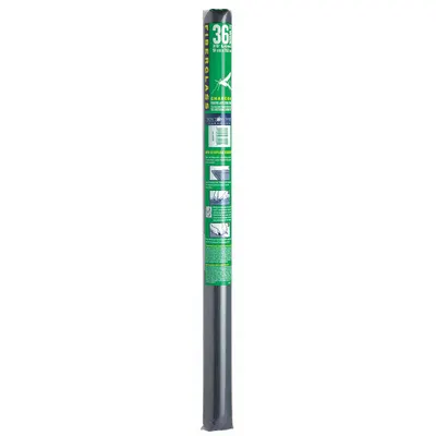 SAINT-GOBAIN ADFORS Replacement Screen: Fiberglass, Charcoal, 18 x 16 Mesh Size, 3 ft Wd - Fiberglass Door and Window Screen
