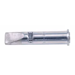 Replacement chisel-shaped soldering tip for the MASTER APPLIANCE Ultratorch UT-100 handpiece. Features an 8 mm width for heavy-duty soldering on larger joints. Compatible exclusively with UT-100 model handpieces.