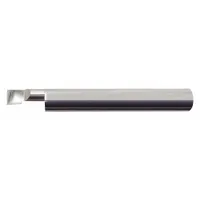 Right-hand boring bar with 5/16 in shank diameter and TiN coating. Center to cutting tip offset is 0.0740 in. Used for precision internal boring operations such as enlarging or finishing pre-drilled holes in metal parts. Suitable for tool and die making, mold work, and general machining requiring tight tolerances