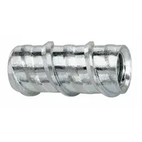 DEWALT Self Locking Thread Insert: Heavy Wall, 3/8"-16 Int Thrd Sz, 11/16 in Overall Lg, 50 PK (MPN 6401SD-PWR)