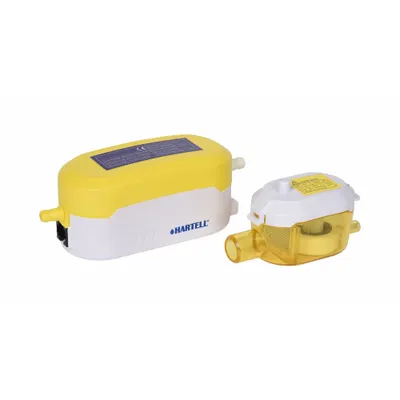 HARTELL Condensate Removal Pump: 100/230V AC, 1/16 hp, 3.54 gph - Mini-Split Condensate Pumps