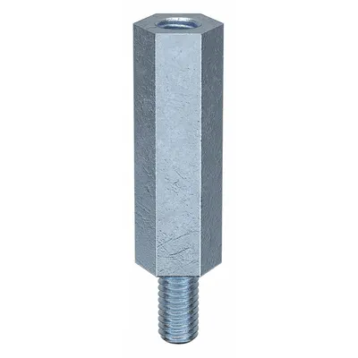 OEM Standoff: Male x Female, M3x0.50 Thread Sz, 24 mm Lg, Hex, Steel, Zinc-Plated - Steel Male x Female Standoffs