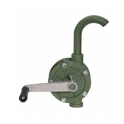 ACTION PUMP Hand Pump: Rotary Action, Polypropylene Housing, 7.68 oz per stroke, Vane - Rotary-Crank Drum Pumps