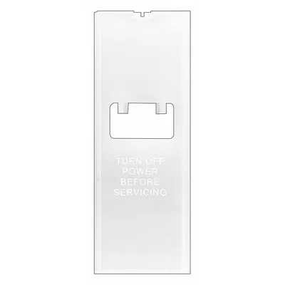 RHEEM Thermostat Cover: Electric Thermostat Cover, AP8314-10 - Plumbing