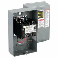 SQUARE D NEMA Magnetic Contactor: Non-Reversing, 3 Poles, NEMA Size 0, 18 A, 120V AC (MPN 8502SBG2V02S)