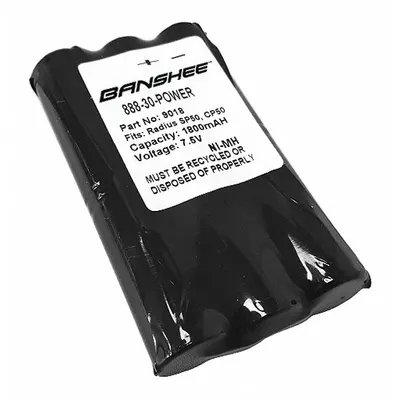 BANSHEE Radio Battery: Fits Motorola, 2,000 mAh, Nickel-Metal Hydride - Motorola-Compatible Batteries