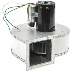 This combustion air booster is designed to increase air supply to boilers and heating systems, supporting proper air-to-fuel ratios for efficient operation. It is a replacement part for HVACR fans and ventilation systems in commercial and industrial applications.