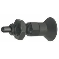 KIPP Indexing Plunger: Nonlocking, Steel, M12x1.5 Thread, 6 N to 18 N Nose Force (MPN K0630.22206)