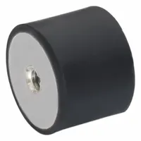 JW WINCO Vibration-Isolating Mount: Cylindrical, Natural Rubber, Female x Female Style (MPN 451.3-16-13-8-55)