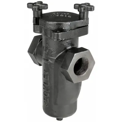 KECKLEY Basket Strainer: Cast Iron, 0.0625 in Screen Size, Single, NPT, 1/2 in - Cast Iron Basket Strainers