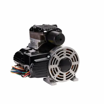 GAST Rocking Piston Vacuum Pump: 0.25 hp, 1 Phase, 115/230V AC - Rocking Piston High Flow Compressor/Vacuum Pumps