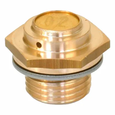 JW WINCO Breather Valve: 1/4", SAE, Low Design w/o Breather Cap Design, 20 mbar Min. Opening - Pressure-Relief Breather Vents