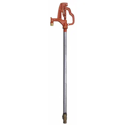 WOODFORD MFG. Yard Hydrant: Stainless Steel, Galvanized, 18 gpm Flow Rate - Yard Hydrants