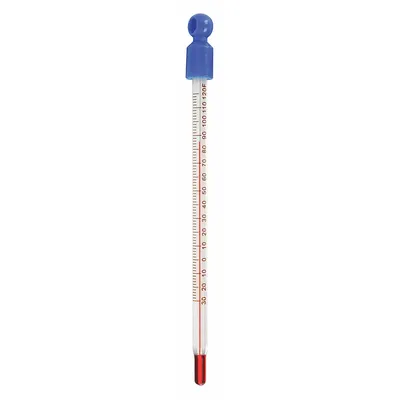 OEM Pocket Liquid In Glass Thermometer: -30°F to 120°F - Compact Liquid-in-Glass Pocket Thermometers