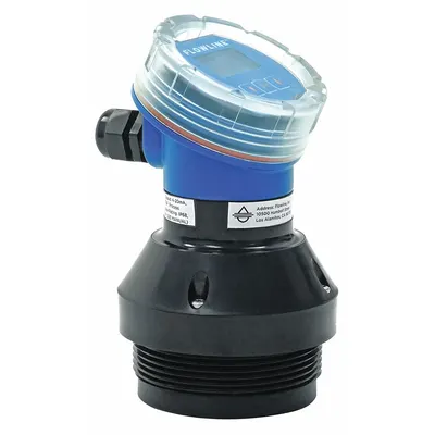 FLOWLINE Reflective Ultrasonic Level Sensor: 3 in NPT - Reflective Ultrasonic Liquid Level Sensor Transmitters