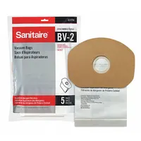 2-ply paper vacuum bag for dry pickup, designed for Sanitaire SC412 backpack vacuums. Standard-duty consumable for routine cleaning tasks in industrial and commercial settings