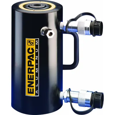 ENERPAC Hydraulic Ram: Double Acting, 20 ton Nominal Capacity, 6 in Nominal Stroke Lg - Lightweight Rams