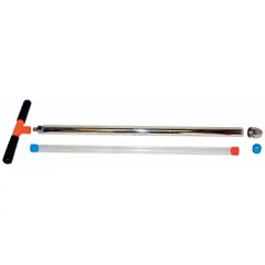 This soil core sampler features a 1 in x 24 in stainless steel probe body with a threaded connection. It is used for collecting soil and sediment samples in environmental, geotechnical, and agricultural applications. The 1 1/4 in overall diameter and 24 in overall length allow for retrieving undisturbed core samples from compacted ground.
