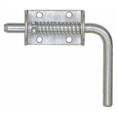 BUYERS PRODUCTS Spring Latch Assembly: Steel, Installation Method Fasteners, 3 in Lg - Spring Latch with Handle