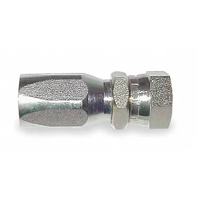 WEATHERHEAD Hydraulic Hose Fitting: -8 For Hose Dash Size, 3/4 in x 3/8 in Fitting Size - Steel Reusable Hydraulic Hose Fittings
