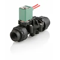 ASCO Solenoid Valve: 2-Way, Configurable, 1/2 in Pipe Size, 120V AC, Watertight, Plastic Body (MPN K212A026L1100F2)