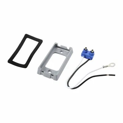 GROTE Polycarbonate Light Mount Bracket, 2 7/8 in Lg x 1 1/2 in Wd x 1/2 in Ht - Vehicle Light Mounts & Brackets