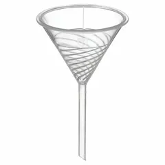 Urbanti Funnel, 224 mL, 100 mm, 1 cm Stem Opening, 108 mm Stem Length, Colorless