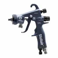 GRACO Spray Gun: HVLP, 13 1/2 in, 1/4 in Air Inlet Size, Enamels/Epoxies/Paints/Sealers, NPSM, 9.8 (MPN 2004155)