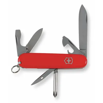 VICTORINOX SWISS ARMY Folding Knife: 5 Tools, 3 1/2 in Closed Lg, 6 1/4 in Open Lg - Multi-Tool Folding Knives
