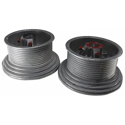 AMERICAN GARAGE DOOR Cable Drum, 500 lb Load Rating, 2-Pack - Drums