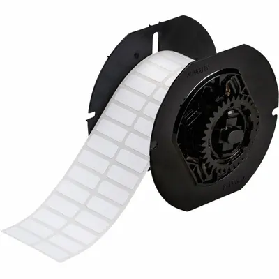 BRADY Pre-Cut Label Stock Roll: 3/8 in x 1 in, Nylon, Autoclavable/Cryogenic/Halogen-Free - Brady Precut Label Rolls
