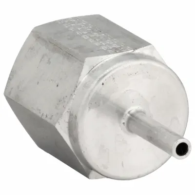 PARKER Compression Fitting Adapter: 1/8 in OD x 1/4 in Pipe Fitting Size - Double-Ferrule Stainless Steel Fittings