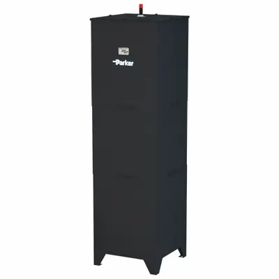 Parker Reservoir Isolator: 80 gal Nominal Capacity, SAE #16 Port Size, 21.4 in Overall Wd - Hydraulic Tank Isolators
