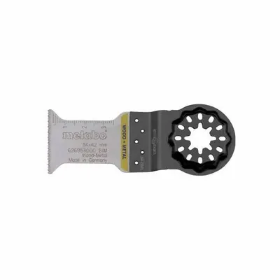 METABO Oscillating Tool Blade: 1 5/16 in Blade Wd, 1 5/8 in Overall Lg, Plunge Cutting - Starlock Mounted Blades