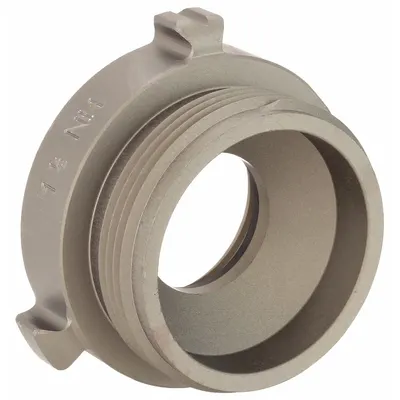 MOON AMERICAN Fire Hose Adapter: 1 1/2 in_2 1/2 in Compatible Pipe Size, NH x NH, Straight - Aluminum Rigid Fire Hydrant & Standpipe Adapters