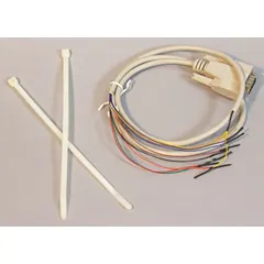 This 10 ft copper cable includes nine pins for connecting oxygen and moisture monitoring equipment in laboratory fume hood systems. It is used to transmit signals from sensors to control units, supporting environmental monitoring within fume hoods and canopy connections.