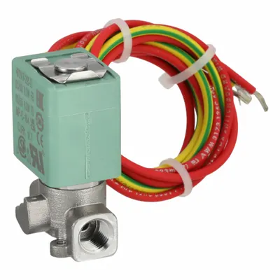 ASCO Solenoid Valve: 2-Way, Normally Closed, 1/8 in Pipe Size, 110V AC/120V AC - 2-Way/2-Position, Normally Closed Solenoid Valves