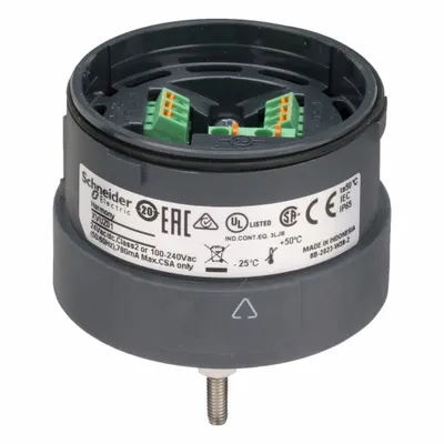 SCHNEIDER Mounting Plate: Tower Light Mount, For XVU, 3 1/2 in Overall Ht - Mounts for Modular Tower Lights