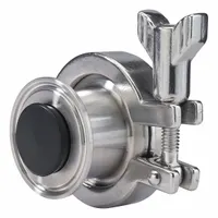 VNE Air Blow Check Valve: Poppet, Inline Valve Body, 1 1/2 in Pipe Size, For Fluids Media, Clamp (MPN EG62C-6L1.5-.5-V)