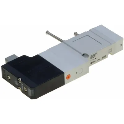 SMC Solenoid Air Control Valve: SV1000 Series, Single Solenoid, Five-Way / Two-Position - SMC SV Series Directional Control Valves