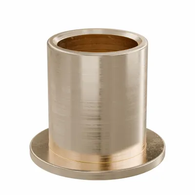 OILITE Flanged Sleeve Bearing: Bronze, SAE 841, 1/2 in Bore, 5/8 in OD, 3/4 in Lg - Lubricated General Purpose Metallic Flanged Sleeve Bearings