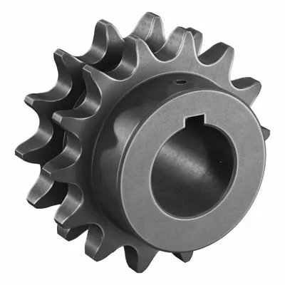 TRITAN Roller Chain Sprocket: 60-2, For 3/4 in Chain Pitch, 1 3/8 in Bore Dia - Size 60-2 Fixed-Bore Roller Chain Sprockets
