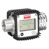 DAYTON Electronic Flowmeter: Electronic Flowmeter, Electromagnetic, 1 in, 1 in Connection Size